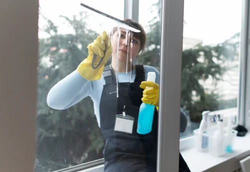 Nettoyage de vitres intérieures et extérieures à Berville